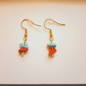 Handmade earrings the brand of jewelry is limbruary
